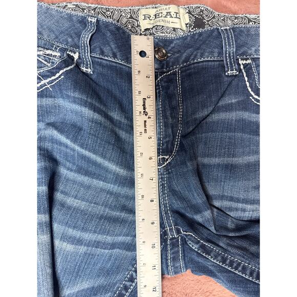 Ariat REAL Women’s Midrise Bootcut Jeans – Size 16WL (36x33), Dark Wash - Picture 7 of 11